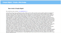 Desktop Screenshot of criacaodigital.com.br